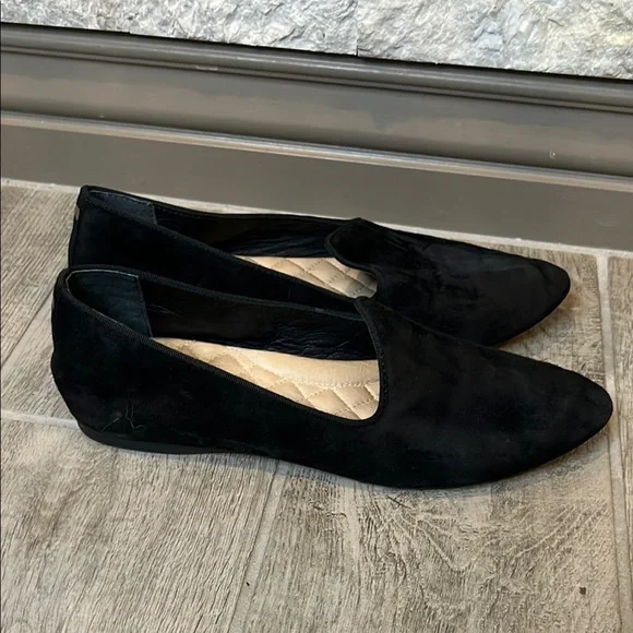 Birdies Black Suede Loafers size 8 - Picture 3 of 11